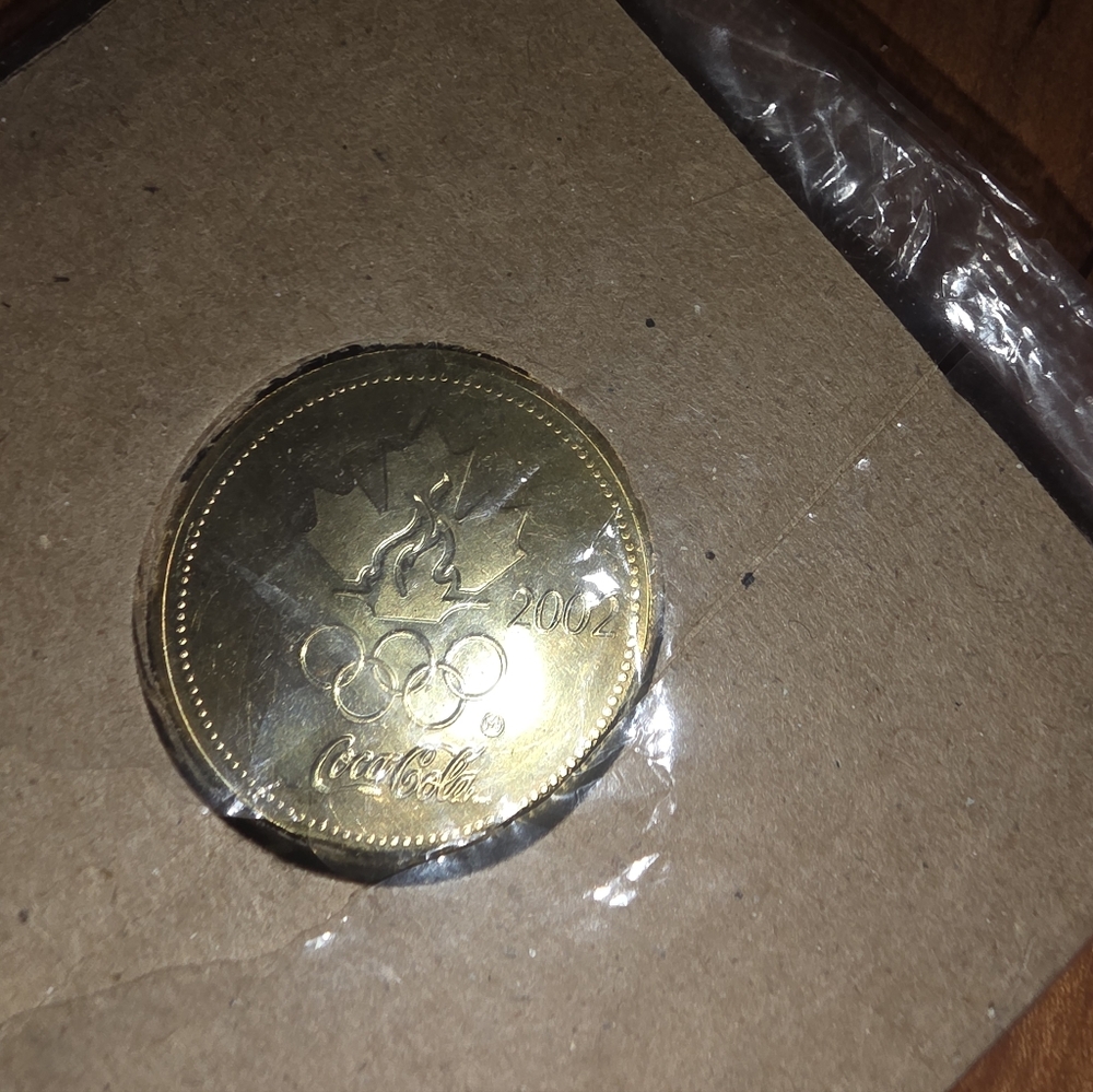 Owen Nolan Coin Coca-Cola Salt Lake 2002 Olympic Winter Game Canadian Hockey
